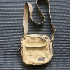 Khaki Men's Messenger Bag